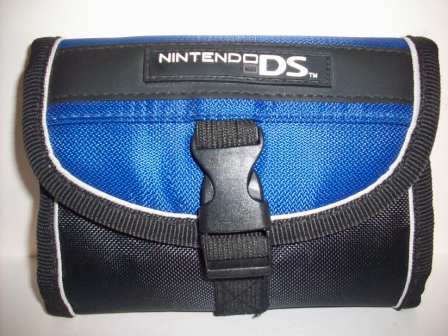 Tri-Fold Storage Travel Case (Blue/Black) - DS Accessory